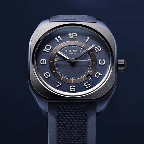 hermes h08 blue titanium|Hermes h08 blue watch.